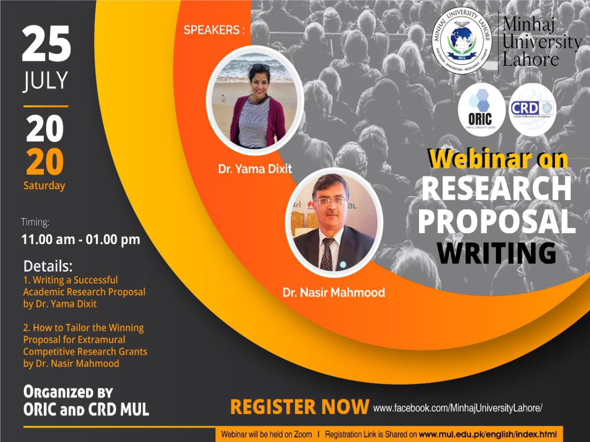 WEBINAR ON GRANT WRITING PROCESS FOR NATIONAL AND INTERNATIONAL FUNDING